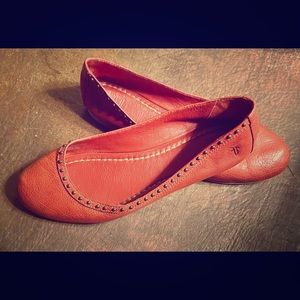 Frye Carson Rivet Ballet Flat
